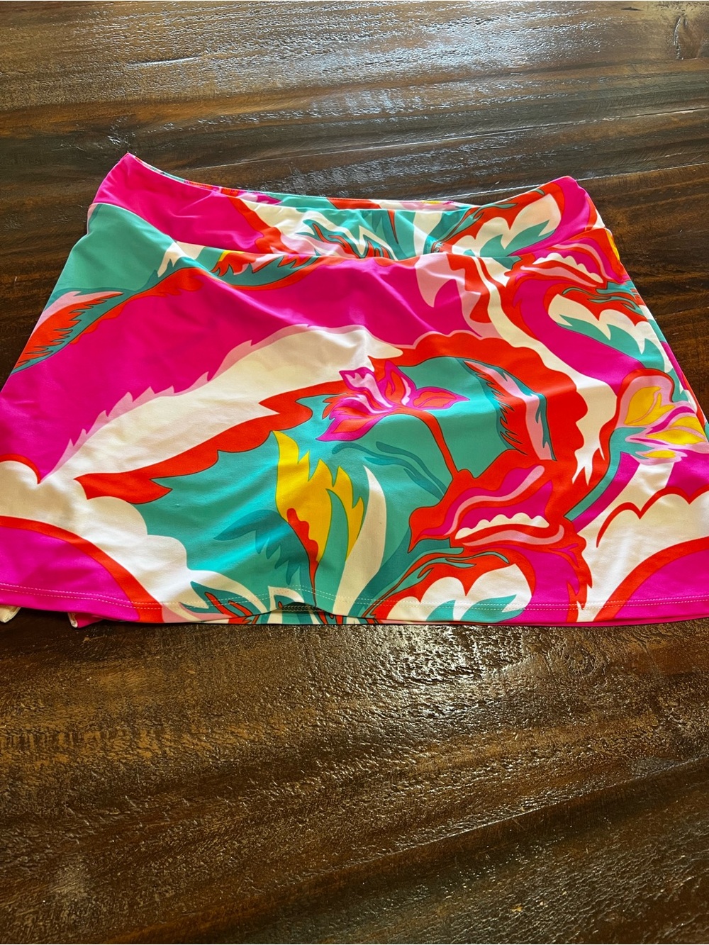 Jude Connally Hot Pink Tropical Print Swim Sarong